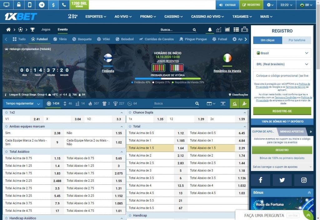 1xbet codigo promocional